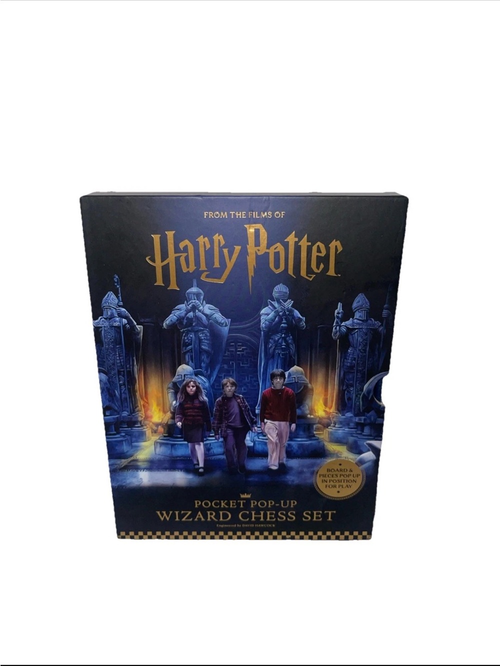 Harry Potter The Pop-Up Wizard Chess Set David Hawcock Bookshelf Game Complete